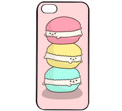 Case iPhone5-5s สกรีนลายมาการูนน่ารัก